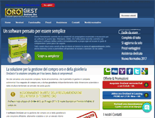 Tablet Screenshot of orogest.it